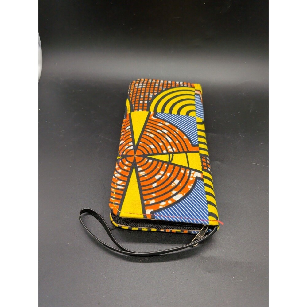 African Print Wristlet Wallet